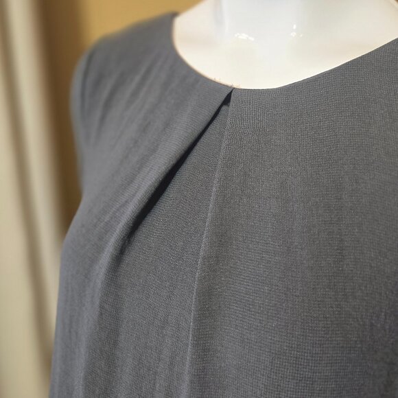 H&M Dark Gray Sheer Dress size 8 - Picture 5 of 7